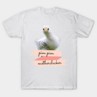 Angry Fowl Piou Piou Motherclucker Funny Chicken Lover Gift T-Shirt